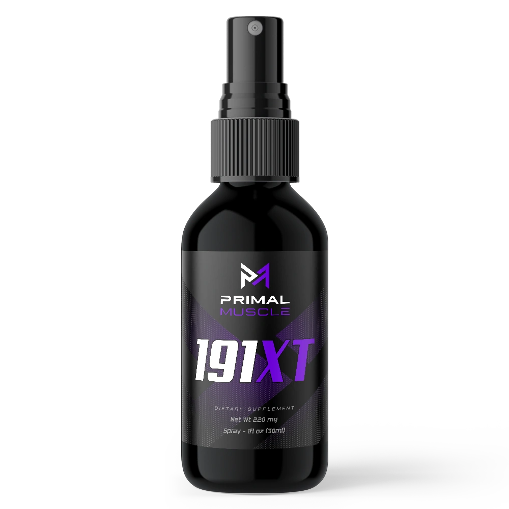 Single bottle of Primal Muscle 191XT, front label